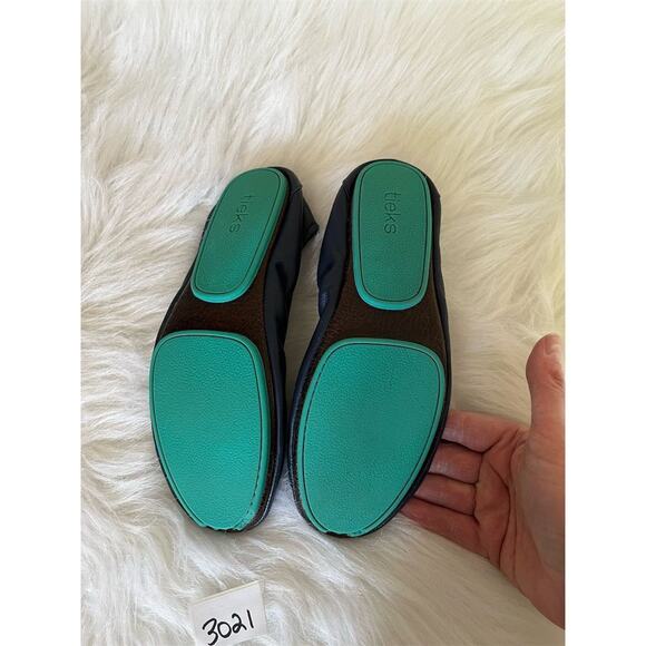 Tieks Women's Navy Blue Leather Ballet Flats Size 8 Casual Slip On Shoes *READ* - Picture 13 of 15